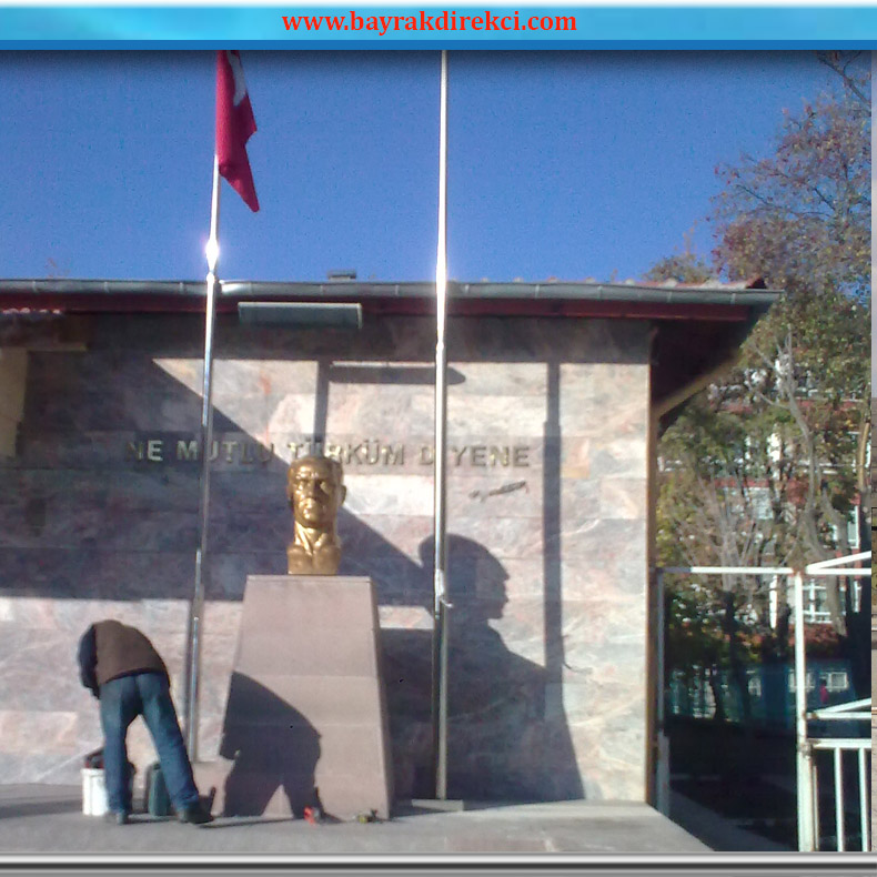 paslanmaz bayrak direği